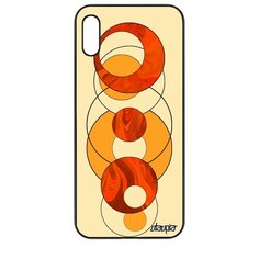 Чехол на смартфон Honor 8A, "Круги" Узор Круг Utaupia