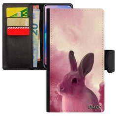 Чехол-книжка на смартфон iPhone SE 2020, "Кролик" Домашний Заяц Utaupia