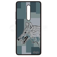 Чехол на смартфон Mi 9T Pro, "Волк" Злой Древний Utaupia