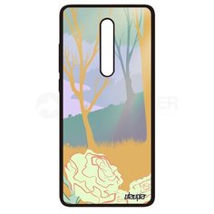 Чехол на смартфон Xiaomi Redmi K20, "Лесные розы" Розы Озеро Utaupia