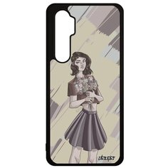 Чехол на смартфон Mi Note 10 Lite, "Девушка и цветы" Манга Розы Utaupia