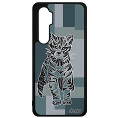 Чехол на смартфон Mi Note 10 Lite, "Кот" Пушистый Бенгальский Utaupia