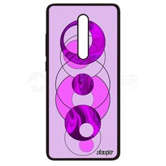 Чехол на смартфон Redmi K20, "Круги" Узор Кольца Utaupia