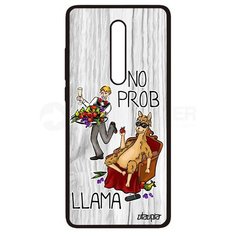 Чехол на смартфон Xiaomi Mi 9T, "No prob lama" Комикс Super lama Utaupia