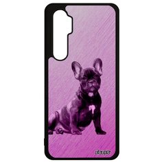 Чехол на смартфон Xiaomi Mi Note 10 Lite, "Бульдог" Зверь Охота Utaupia