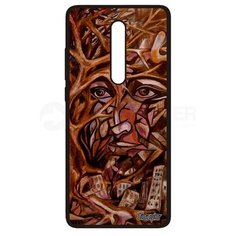 Чехол на смартфон Mi 9T Pro, "Взгляд" Женщина Абстракция Utaupia