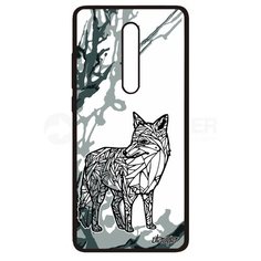 Чехол на смартфон Xiaomi Redmi K20, "Лиса" Хитрая Лисица Utaupia