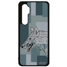 Чехол на смартфон Xiaomi Mi Note 10 Lite, "Волк" Хаски Злой Utaupia