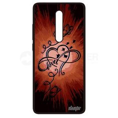 Чехол на смартфон Mi 9T, "Бесконечность" Infinite Сердце Utaupia