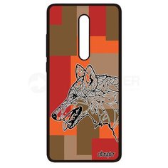 Чехол на смартфон Xiaomi Redmi K20, "Волк" Злой Wolf Utaupia