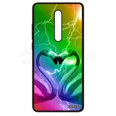 Чехол на смартфон Redmi K20, "Фламинго" Сердце Самец Utaupia