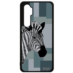 Чехол на смартфон Xiaomi Mi Note 10 Lite, "Зебра" Zebra Лошадь Utaupia