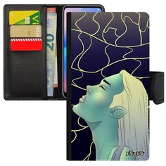 Чехол книжка на смартфон iPhone XS, "Надежда" Манга Мечта Utaupia