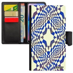 Чехол книжка на смартфон Apple iPhone SE 2020, "Иллюзия звезда" Геометрический Ромб Utaupia