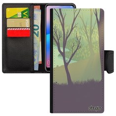 Чехол-книжка на смартфон Xiaomi Redmi 6a, "Лесные розы" Розы Лес Utaupia