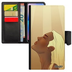 Чехол книжка на смартфон Xiaomi Redmi note 6 Pro, "Надежда" Аниме Предвкушение Utaupia