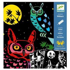 Бархатная раскраска Лес Djeco