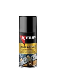 СМАЗКА ДЛЯ ЦЕПЕЙ МОТО И ВЕЛОТЕХНИКИ С PTFE "KERRY" 210 МЛ (АЭРОЗОЛЬ) (12) KR-936-2