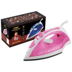 УТЮГ "МАТРЁНА" МА-048 2300 ВТ ПОДОШВА СТАЛЬ (1/10) РОЗОВЫЙ