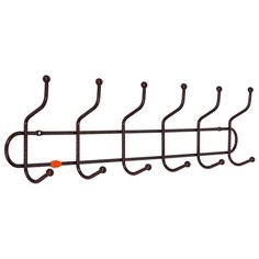 ВЕШАЛКА НАСТЕННАЯ "ДРУЖБА 6" (6 КРЮЧКОВ) 565*150*60 ММ СЕРЫЙ (1/10) ВН 320С ЗМИ