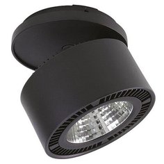 Спот Lightstar, 1х40W, черный, размеры (мм)-126x139, 4000К, плафон - черный
