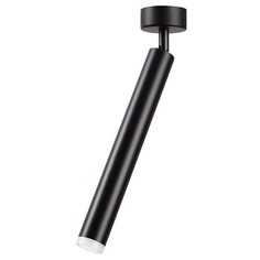 Спот Novotech, 1х10W, черный, размеры (мм)-70x377, 3000К, плафон - черный