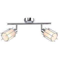 Спот Escada, 2х40W, хром, размеры (мм)-490x195x246, плафон - белый, хром