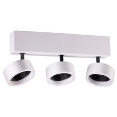 Спот Novotech, 3х10W, белый, размеры (мм)-340x97x135, 3000К, плафон - белый