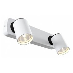 Спот Maytoni, 2х35W, черно-белый, размеры (мм)-325x75x115, плафон - белый