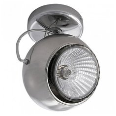 Спот Lightstar, 1х50W, хром, размеры (мм)-110x90, плафон - хром