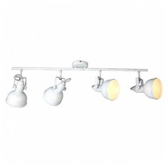 Спот Arte Lamp, 4х40W, золото, размеры (мм)-820x110x250, плафон - белый с золотой патиной