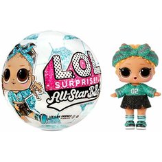Кукла-сюрприз LOL Surprise All Star B.B.s. Footballers, 572688 (бирюзовый)