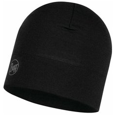 Шапка Buff Midweight Merino Wool Hat Solid Black (US:one size) 118006.999.10.00