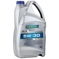Полусинтетическое моторное масло Ravenol SVE Standard Viscosity Ester Oil SAE 5W-30, 5 л