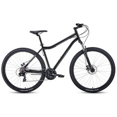 Велосипед 29" Forward Sporting 29 2.0 disc чёрный/тёмно-серый 20-21 г рама 17" RBKW1MN9Q008