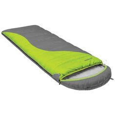 Спальный мешок ATEMI Quilt 350 зеленый/серый с левой стороны