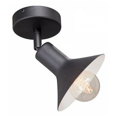 Спот Vitaluce, 1х40W, черный, размеры (мм)-140x140x185, плафон - черный