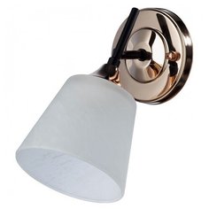 Бра De City, 1х60W, золото, размеры (мм)-12x21x210, плафон - белый