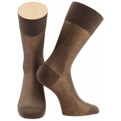 Носки мужские Collonil Premium 141 коричневые 39-41
