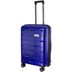 Чемодан PROFFI Tour Fashion M 62 л, синий