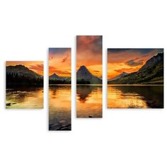 Модульная картина на холсте "Горы США" 120x80 см Modulka.Ru