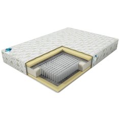 Матрас Dimax Мега Мемо, 200x220 см, пружинный