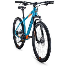 Велосипед 27,5" Forward Apache 27,5 3.0 disc AL Бирюзовый/Оранжевый 20-21 г, 15"