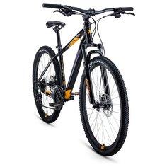 Велосипед 27,5" Forward Apache 27,5 3.0 disc AL Черный/Оранжевый 20-21 г, 17"