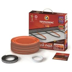 Теплый пол. Кабель для обогрева пола "Теплолюкс" ProfiRoll 10 кв.м. 101,5 м/1800 Вт