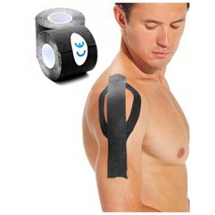 Кинезио тейп BRADEX 5 м х 5 см(черный)