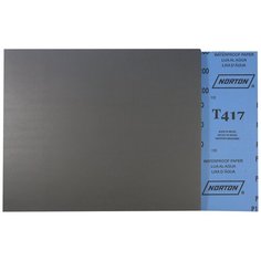 "Водостойкая бумага Norton T417 BLACK ICE 230x280мм P1200, упаковка 50шт"