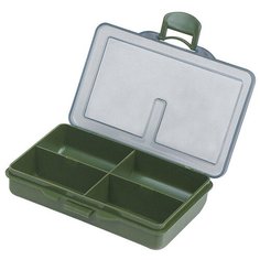 Коробка для приманок для рыбалки MIKADO UAC-CA00-4 10.5х7.5х2.5 см зелeный