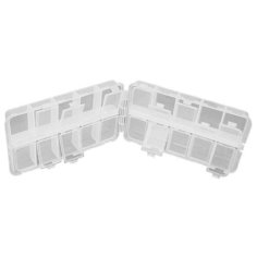 Коробка для приманок для рыбалки MIKADO UABM-013 16.2х9.6х4.2 см прозрачный