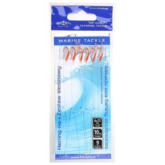 Рыболовный поводок MIKADO Marine Tackle (крючки №9) 6 шт. 25 см 10 кг